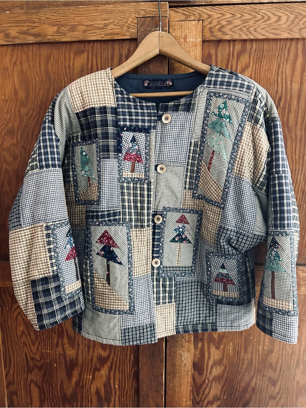 Patchwork Plaid & Pines Jacket